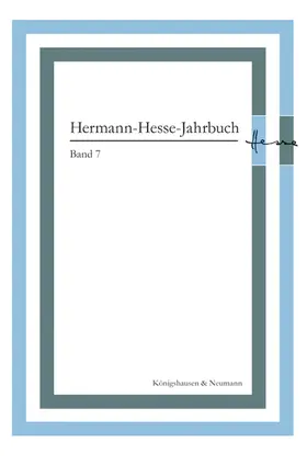Ponzi |  Hermann-Hesse-Jahrbuch, Band 7 | Buch |  Sack Fachmedien