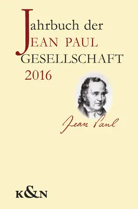 Dangel-Pelloquin / Schmitz-Emans / Simon |  Jahrbuch der Jean Paul Gesellschaft | Buch |  Sack Fachmedien