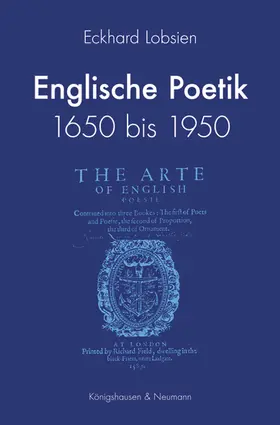 Lobsien |  Englische Poetik 1650 bis 1950 | Buch |  Sack Fachmedien