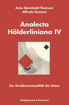 Bennholdt-Thomsen / Guzzoni | Analecta Hölderliniana IV | Buch | 978-3-8260-6103-5 | sack.de