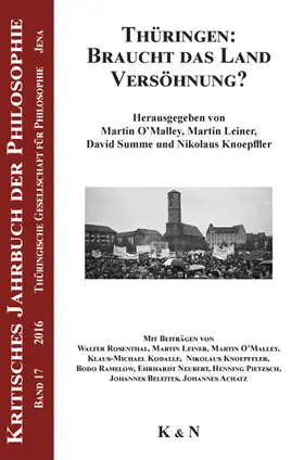 O'Malley / Leiner / Summe |  Thüringen: Braucht das Land Versöhnung? | Buch |  Sack Fachmedien