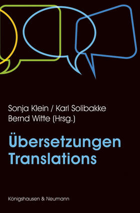 Klein / Solibakke / Witte |  Übersetzungen - Translations | Buch |  Sack Fachmedien