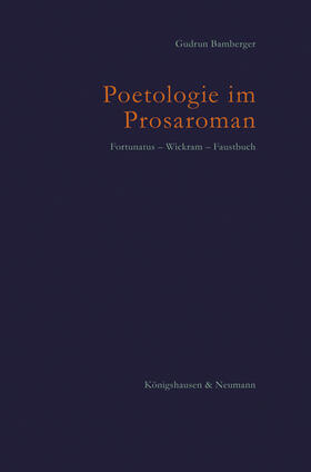 Bamberger | Poetologie im Prosaroman | Buch | 978-3-8260-6431-9 | sack.de