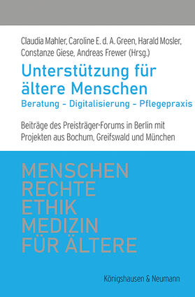 Mahler / Green / Mosler | Unterstützung für ältere Menschen | Buch | sack.de