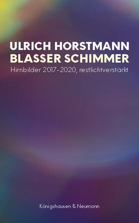 Horstmann |  Horstmann, U: Blasser Schimmer | Buch |  Sack Fachmedien