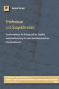 Becker |  Briefroman und Subjektivation | Buch |  Sack Fachmedien