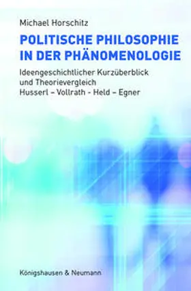Horschitz | Politische Philosophie in der Phänomenologie | Buch | 978-3-8260-7507-0 | www.sack.de
