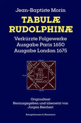 Morin / Reichert |  Tabulæ Rudolphinæ | Buch |  Sack Fachmedien