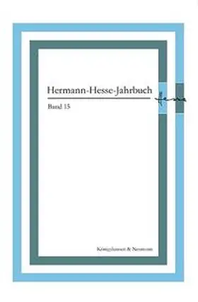 Limberg |  Hermann-Hesse-Jahrbuch, Band 15 | Buch |  Sack Fachmedien