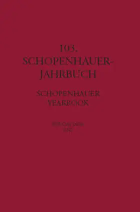 Koßler / Birnbacher |  103. Schopenhauer Jahrbuch | Buch |  Sack Fachmedien