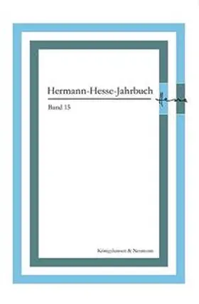 Limberg |  Hermann-Hesse-Jahrbuch, Band 15 | eBook | Sack Fachmedien