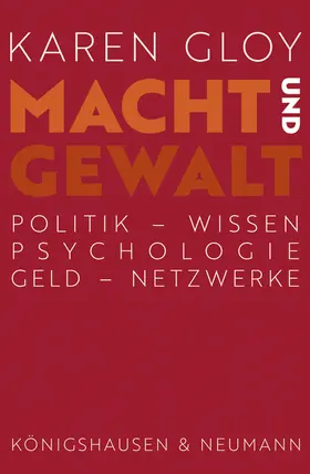 Gloy |  Macht und Gewalt | eBook | Sack Fachmedien