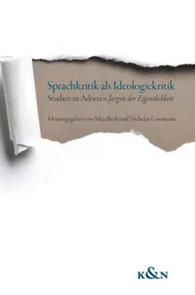 Beck / Coomann |  Sprachkritik als Ideologiekritik | eBook | Sack Fachmedien
