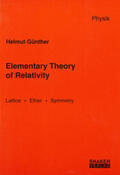 Günther |  Elementary Theory of Relativity | Buch |  Sack Fachmedien