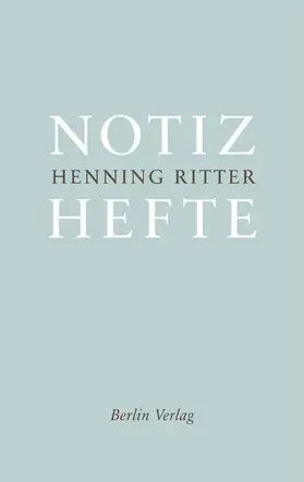 Ritter |  Notizhefte | eBook | Sack Fachmedien