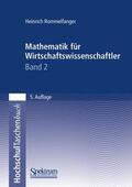 Rommelfanger |  Rommelfanger, H: Mathematik für Wirtschaftswissenschaftler I | Buch |  Sack Fachmedien