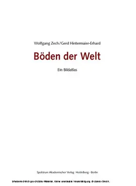 Zech / Hintermaier-Erhard |  Böden der Welt | eBook | Sack Fachmedien