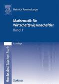 Rommelfanger |  Mathematik für Wirtschaftswissenschaftler I | Buch |  Sack Fachmedien