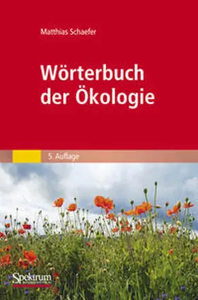 Schaefer | Wörterbuch der Ökologie | E-Book | www.sack.de