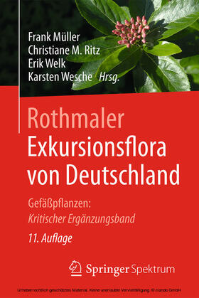 Müller / Ritz / Welk | Rothmaler - Exkursionsflora von Deutschland | E-Book | sack.de