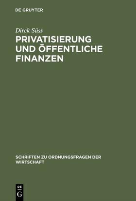 Süss |  Privatisierung und öffentliche Finanzen | Buch |  Sack Fachmedien