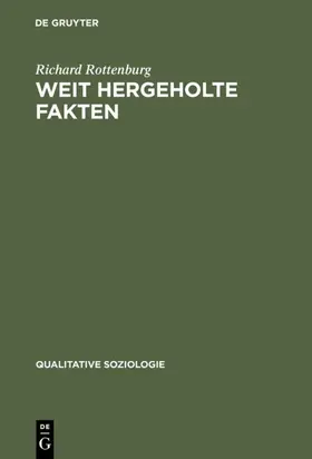 Rottenburg | Weit hergeholte Fakten | Buch | 978-3-8282-0213-9 | www.sack.de