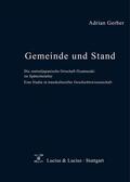 Gerber |  Gemeinde und Stand | Buch |  Sack Fachmedien