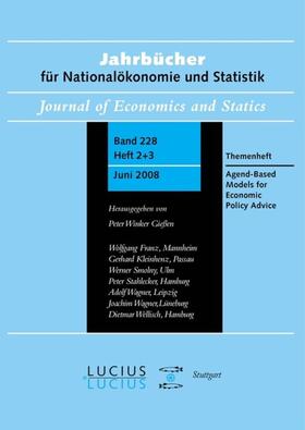 Winker / LeBaron | Agent Based Models for Economic Policy Advice | Buch | 978-3-8282-0447-8 | sack.de
