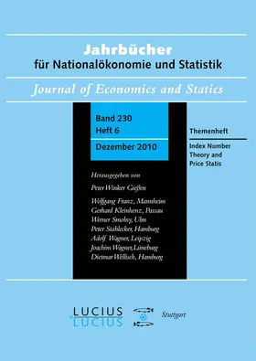 Diewert / Lippe |  Index Number Theory and Price Statistics | Buch |  Sack Fachmedien