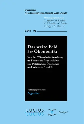 Pies |  Das weite Feld der Ökonomik | Buch |  Sack Fachmedien