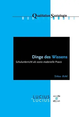 Röhl |  Dinge des Wissens | Buch |  Sack Fachmedien