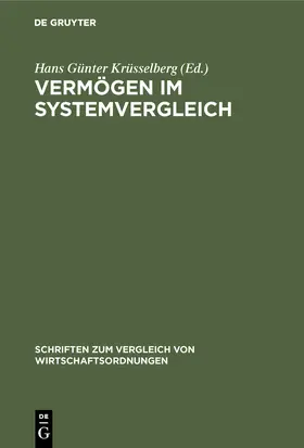 Krüsselberg | Vermögen im Systemvergleich | Buch | 978-3-8282-5279-0 | sack.de