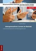 Braun |  Intergeneratives Lernen im Betrieb | Buch |  Sack Fachmedien