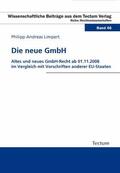 Limpert |  Die neue GmbH | Buch |  Sack Fachmedien