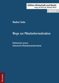 Sobe |  Sobe, N: Wege zur Mitarbeitermotivation | Buch |  Sack Fachmedien