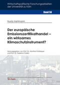 Hartmann |  Der europäische Emissionszertifikathandel - ein wirksames Klimaschutzinstrument? | Buch |  Sack Fachmedien