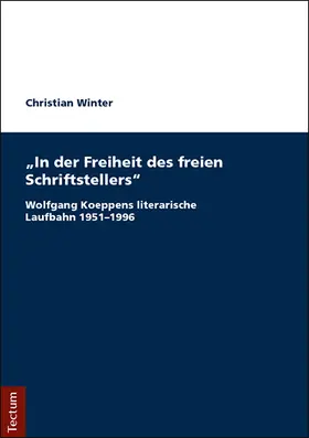 Winter |  "In der Freiheit des freien Schriftstellers" | Buch |  Sack Fachmedien