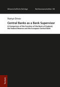 Dinov |  Central Banks as a Bank Supervisor | Buch |  Sack Fachmedien