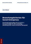 Wetzel |  Bewertungskriterien für Social Enterprises | Buch |  Sack Fachmedien