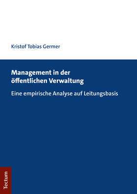 Germer |  Germer, K: Management in der öffentlichen Verwaltung | Buch |  Sack Fachmedien