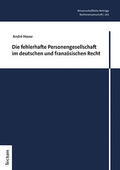 Howe |  Howe, A: Die fehlerhafte Personengesellschaft im deutschen u | Buch |  Sack Fachmedien