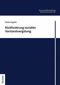 Engelke |  Rückforderung variabler Vorstandsvergütung | Buch |  Sack Fachmedien