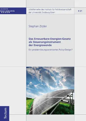 Zitzler |  Das Erneuerbare-Energien-Gesetz als Steuerungsinstrument der Energiewende | eBook | Sack Fachmedien