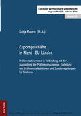 Ruben / Wien |  Exportgeschäfte in Nicht - EU Länder | eBook | Sack Fachmedien