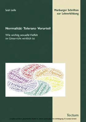 Leufke / Vogel |  Normalität, Toleranz, Vorurteil | eBook | Sack Fachmedien