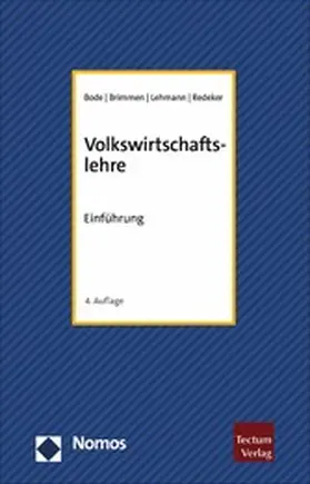 Bode / Brimmen / Lehmann |  Volkswirtschaftslehre | eBook | Sack Fachmedien