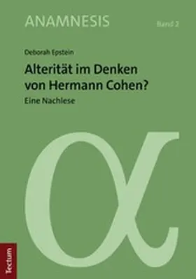 Epstein |  Alterität im Denken von Hermann Cohen? | eBook | Sack Fachmedien