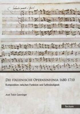 Geertinger | Die italienische Opernsinfonia 1680-1710 | Buch | 978-3-8288-9989-6 | sack.de