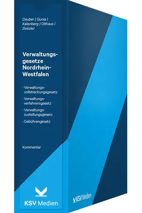Weißauer / Dauber / Lenders |  Verwaltungsgesetze Nordrhein-Westfalen | Loseblattwerk |  Sack Fachmedien