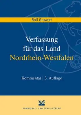 Grawert | Verfassung für das Land Nordrhein-Westfalen | Buch | 978-3-8293-1030-7 | sack.de